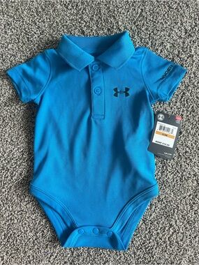 NWT Under Armour Baby Polo Bodysuit 0–3 Months